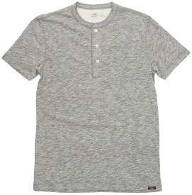 FAHERTY BRAND (ファリティ ブランド) 半袖 ヘンリー 霜降りグレー 天然コロゾボタン メンズ Short Sleeve Heather Henley Charcoal Heather 【あす楽】