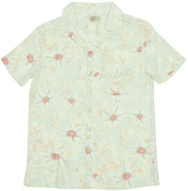 FAHERTY BRAND (ファリティ ブランド) Mint Floral 花柄 ハワイアン シャツ アロハ レーヨン 半袖 メンズ Kona Camp Shirt 【あす楽】