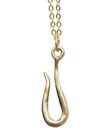 LHN Jewelry(エルエイチエヌ ジュエリー) アメリカ製 フック ネックレス ハンドメイド Hook Neckless メンズ ユニセックス プレゼント 真鍮 Brass 【あす楽】