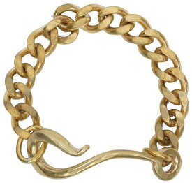LHN Jewelry(エルエイチエヌ ジュエリー) アメリカ製 ハンドメイド Large Hook Chain Bracelet ラージ フック チェーン ブレスレット 真鍮 メンズ 【あす楽】