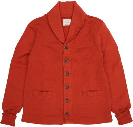 Dehen 1920(デーヘン) ショール セーター コート カーディガン ワッペン レッド メンズ アメリカ製 Shawl Sweater Coat Forster Red 【あす楽】