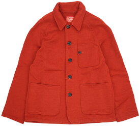 Dehen 1920(デーヘン) ニット チョア コート レッド メンズ Knit Chore Coat Centennial Forster Red 【あす楽】