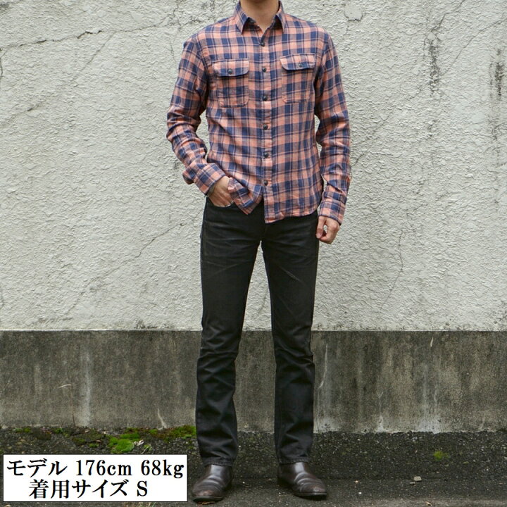 楽天市場】（ダブルアールエル）RRL コットン リネン プラッド ワーク  