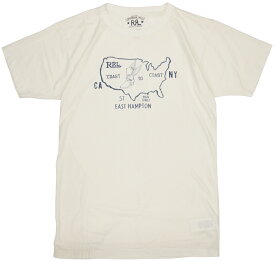 (ダブルアールエル) RRL 限定150着 ニューヨーク イーストハンプトン店 限定Tシャツ ホワイト メンズ Limited Edition East Hampton T-shirt 【あす楽】