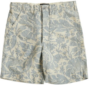 (_uA[G) RRL t[ l Rbg `m V[gpc V[c {n { Y Floral Linen-Cotton Chino Shortpant yyz