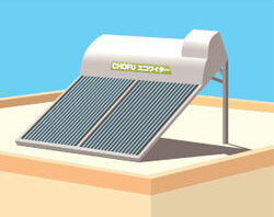 長府製作所 KN-3 太陽熱温水器架台 南北向屋根用架台〈離島販売不可〉 | 給湯器とガスコンロのお店