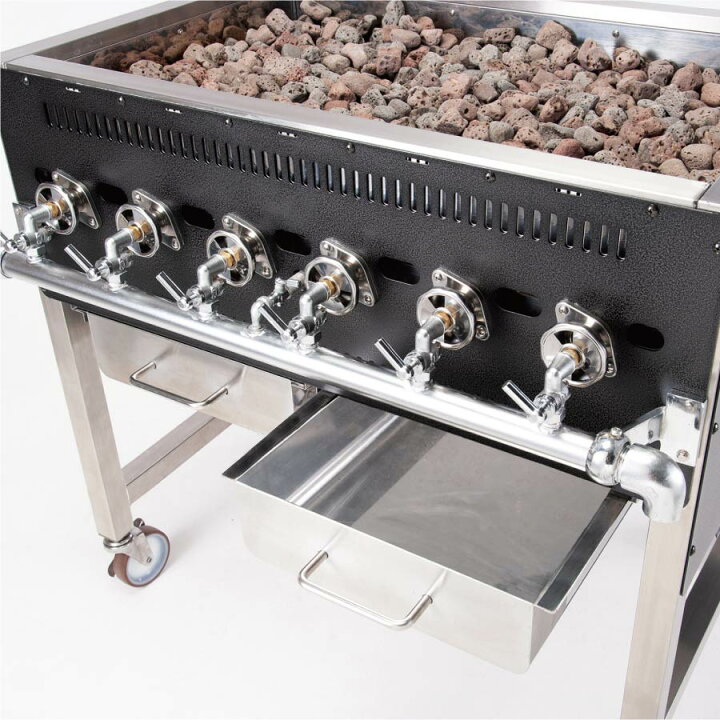 楽天市場】新越ワークス 牡蠣＆BBQグリラー GRILLER658 プロパンガス 