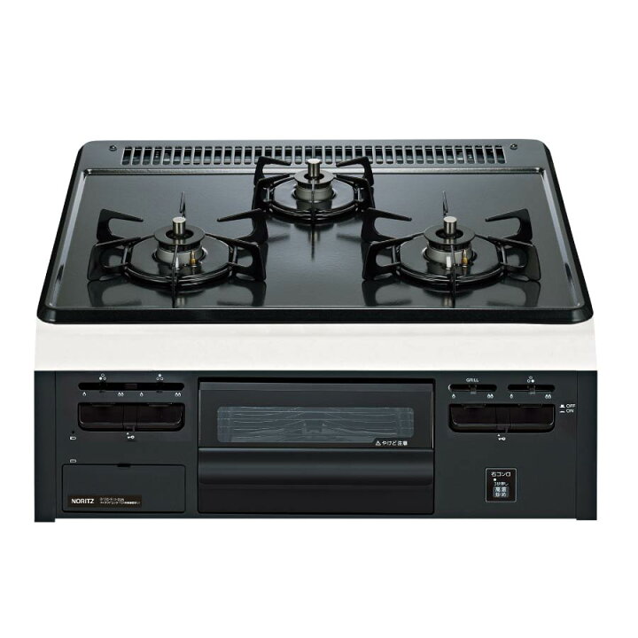 楽天市場】ノーリツ ビルトインコンロ N3GV2RVQ1 METAL TOP メタル 