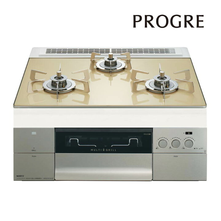 楽天市場】ノーリツ ビルトインコンロ N3S22PWASFSTESC PROGRE 
