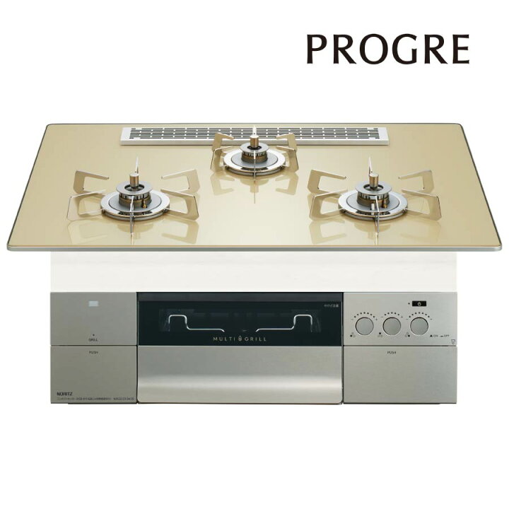 楽天市場】ノーリツ ビルトインコンロ N3S25PWASFSTESC PROGRE 