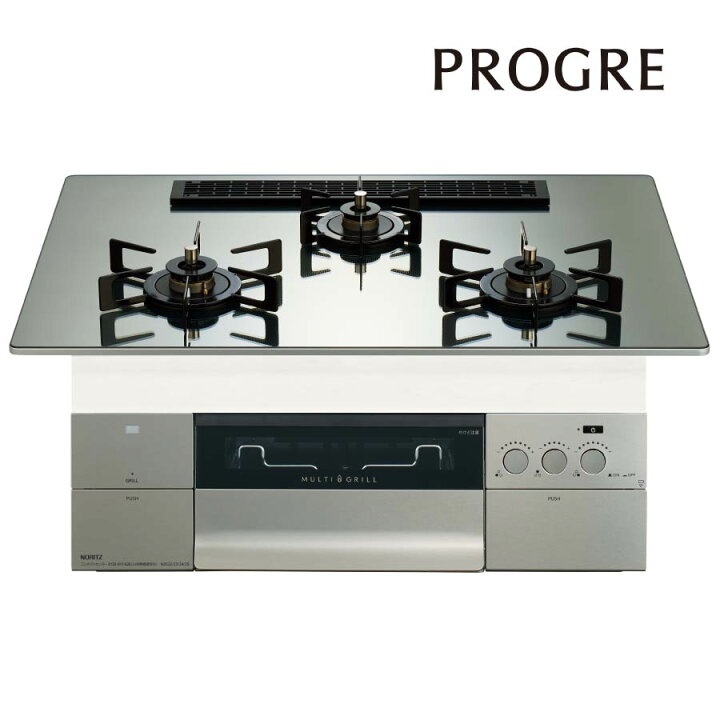 楽天市場】ノーリツ ビルトインコンロ N3S25PWASKSTEC PROGRE プログレ 