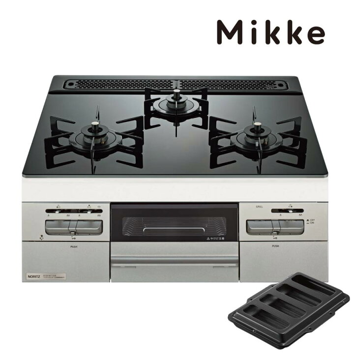 楽天市場】ノーリツ ビルトインコンロ N3WV6RWAP1SIC Mikke ミッケ 