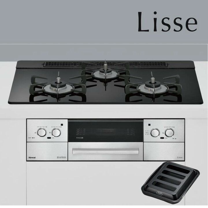 楽天市場】リンナイ ビルトインコンロ RHS71W42J1RSTW Lisse リッセ 