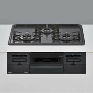 リンナイ ビルトインコンロ RS31W46H2RBW Metal メタル 60cm幅 [3口ガスコンロ 都市ガス プロパン]《配送…