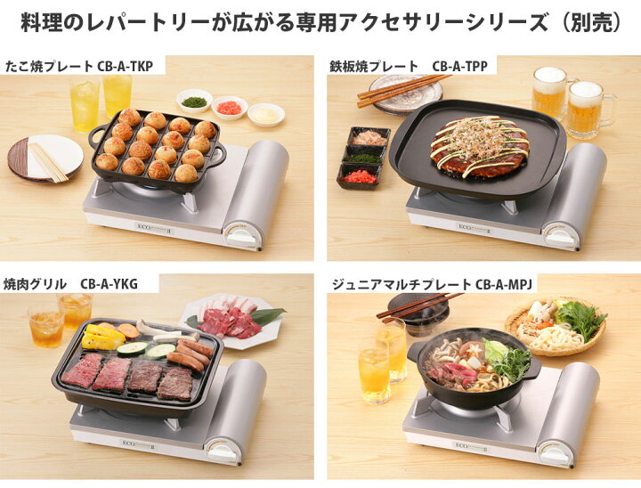 楽天市場】イワタニ カセットコンロ エコプレミアム3 ホワイト CB-EPR 