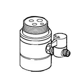 デッキタイプ シングルレバー 湯水混合水栓用 分岐水栓 春の新作 ナニワ製作所 大特価 NSJ-SMC7