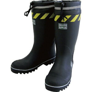 災害活動用安全長 ブラック、サイズ:SS(23.0-23.5)~5L(30.0-30.5) セーフティーブーツSB-71RM