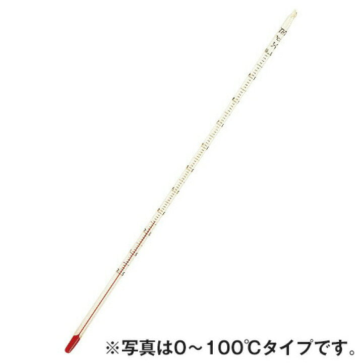 赤液棒状温度計(30cm) -5~105℃ JC-2081 工事資材通販 ガテンショップ