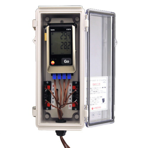 コンクリート養生の温度管理に使用 データロガのボックスセット 4ch温度データロガー HTS-DS 好評 毎週更新 ハイビスカス ターミナルシステム