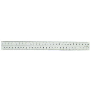 直定規(ILS)ゼロシリーズ 30cm 幅30mm 厚さ2mm No.15-506