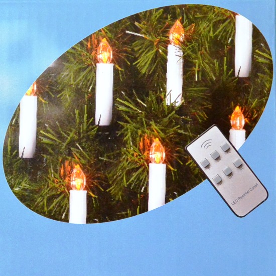 リモコンスイッチで点灯できるLEDライトキャンドル クリスマス イルミネーション LED クリッピング 使用乾電池のオマケ付き 最安値に挑戦 送料無料 高さ12cm 新作からSALEアイテム等お得な商品満載 10本セット キャンドル