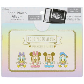 ディズニー エコー写真 アルバム ベビーミッキー&フレンズ 妊娠記録 - メール便対象