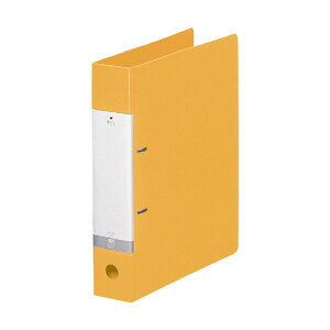 リヒトラブ DリングファイルA4S 2H 黄 G2240-5 - メール便不可