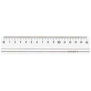 西敬 スモーク定規 RSR-15B 15cm - メール便対象