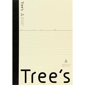 ノート Tree's セミB5 7mm罫 A罫 40枚 クリーム 勉強 授業 学校 受験 仕事 シンプル キョクトウ 日本ノート - メール便対象
