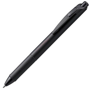 ぺんてる エナージェル 限定 ブラックカラーズコレクション 0.7mm クリムゾンブラック ボールペン 速乾 - メール便対象