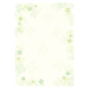 ササガワ 和柄用紙 和ごころ 四つ葉 4-1026 - メール便対象