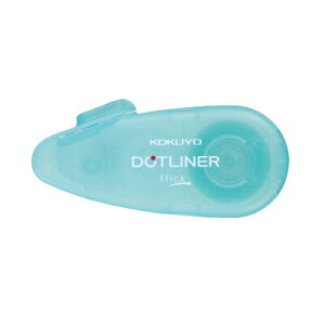 コクヨ テープのり ドットライナー フリック つめ替えタイプ 本体 ミント 6mm幅 12m巻 強粘着 コンパクト - メール便対象