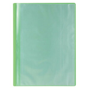 薄型クリアブック A4 横入れ 10ポケット グリーン 5647 - メール便対象