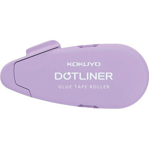 コクヨ テープのり ドットライナーフリック つめ替えタイプ 本体 限定 バイカラー パープル - メール便対象