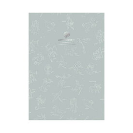 暦生活 宙(そら)のステーショナリー 宙のノート コスモグレー A5 6mm罫 銀刷り 箔押し 月の満ち欠け 星座 新日本カレンダー - メール便対象