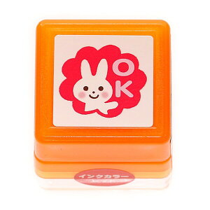 こどものかお ティーチャー浸透印スタンプ OK! 赤 ... せんせいスタンプ 先生 ごほうび - メール便不可