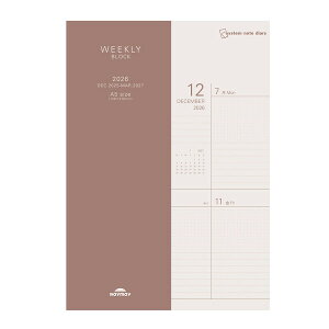 CC 2026N VXem[g_CA[ EB[N[ubN A5 1TԃubN1Tԃo[`J - [֑Ώ