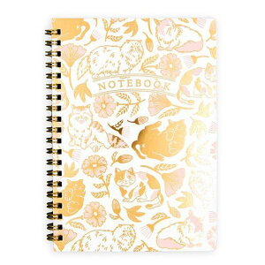 リングノート B6 キャットアートコレクション フラワー 花 方眼罫 猫 ねこ ネコ ROKKAKU×365Cat.Art かわいい