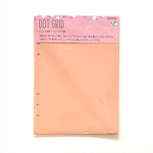 レイメイ藤井 decona A5サイズリフィル ドット方眼ノート ユポ紙(4.0mm) - メール便対象
