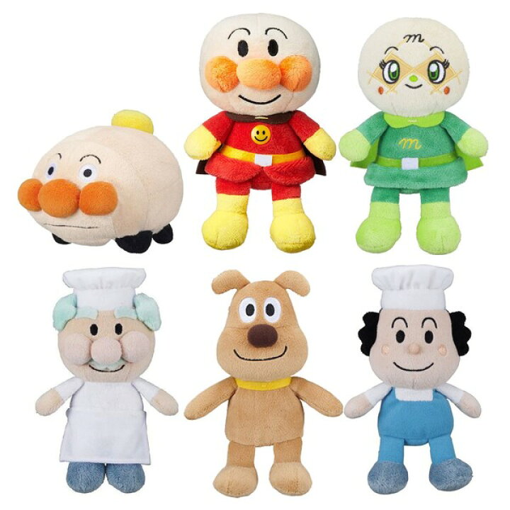 楽天市場】アンパンマン プリちぃビーンズS Plus ぬいぐるみ パン工場 