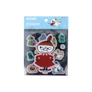 MOOMIN シール グリッターシール New Life Collection ムーミン 仲間 サンスター文具 リトルミィ スナフキン - メール便対象