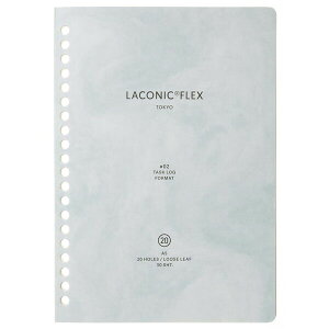 FLEX �t���b�N�X A5 20�� ���[�Y���[�t �^�X�N���O 30�V�[�g �Ж�1�T�� �蒠 �X�P�W���[�� ���� �Ǘ� LACONIC ���R�j�b�N - ���[���֑Ώ�