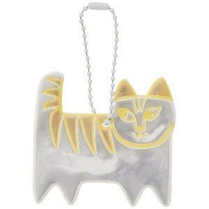 GLIMMIS グリミス リフレクター リサ・ラーソン フェリックス イエロー ネコ 猫 反射 キーホルダー 交通安全 防犯 通学 かわいい - メール便対象