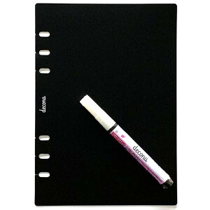 decona デコナ リフィル システム手帳用 アクセサリー A5 ボードマーカー 2枚入 マーカー付 チョーク 書いて消せる - メール便対象