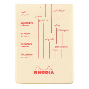 RHODIA fBA 11 Jo[ tZ t[cJ_[ AC{[bh  tX PVC ubN 5mm Mtg - [֑Ώ