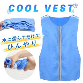 【期間限定!3580円→2280円】冷却ベスト クールベスト 冷感ベスト 冷却 熱中症 猛暑対策 冷却服 ひんやりグッズ 工事現場 工場内 屋外 スポーツ 冷感 涼しい 保冷服 農業 屋外作業 釣り 暑さ対策 夏 水冷