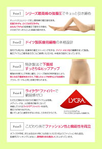 弾性ストッキング【新発売】【送料無料】【%OFF】【3足組販売】【魔法のキュットスリム・メディハード<吸汗速乾タイプ>】シリーズ史上最高着圧/ガードル機能付/医療用編機/140デニール/足のむくみ/下肢静脈瘤/エコノミー症候群