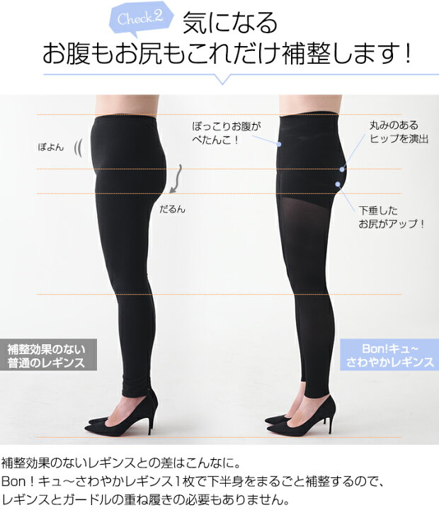 楽天市場】【ゆうパケット送料無料でお届け】着圧レギンス 日本製 美脚 引締め レギンス 補整 魔法のキュットスリム妹版 ヒップアップ ガードル機能【プチキュット◇Bon!キュ〜さわやかレギンス】 : キュットスリムと下着通販GB-style