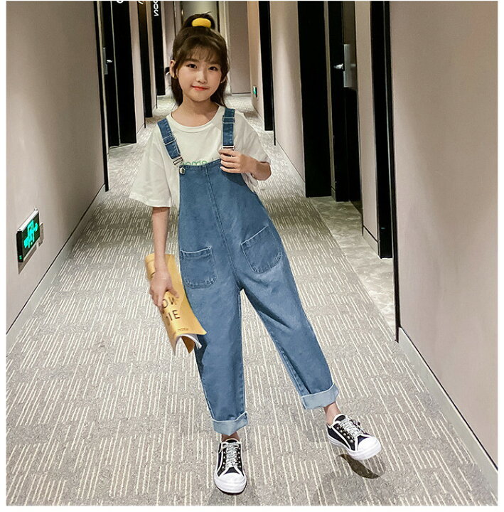 サロペット オーバーオール 2色 おしゃれ カジュアル カワイイ キッズ ジュニア服 ボトムス 入学式 卒園式 厚手 女の子 男の子 秋冬 通学 長ズボン 韓国子供服 開店記念セール 韓国子供服