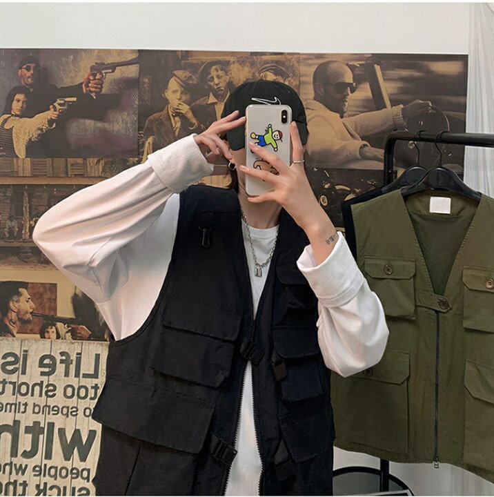 楽天市場 韓国 ファッション メンズ フィッシュングベスト おしゃれ ベスト メンズ フェス 釣り アウトドア ミリタリーベスト ハンティッシュベスト ハンティングベスト 狩猟 韓流アイドル 春 夏 サマー レト Gbb2号店